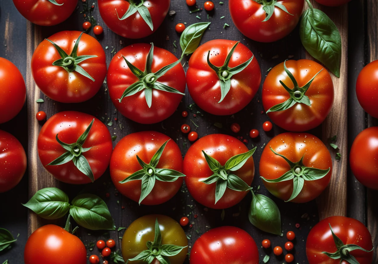 Tomatoes Marinated in Oil