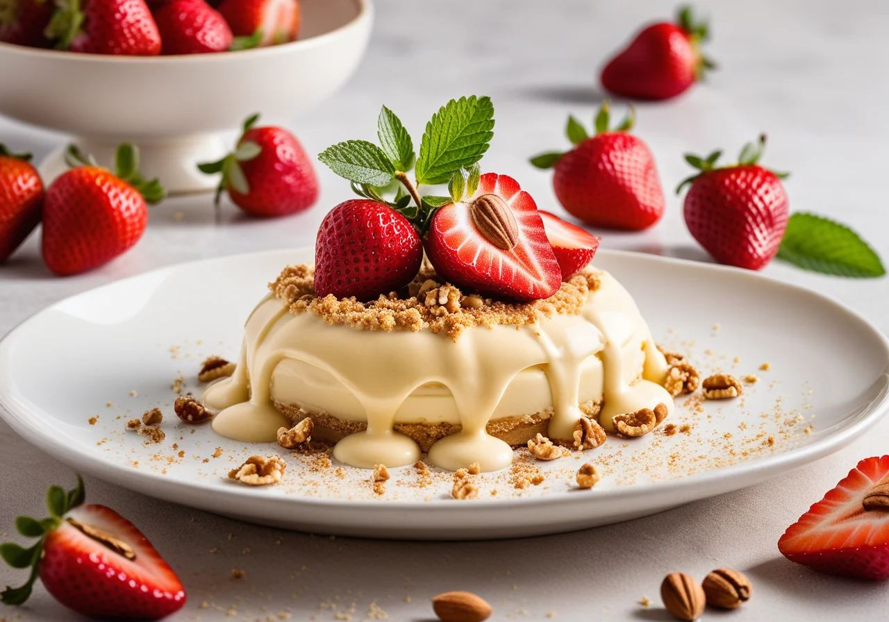 Strawberry Mascarpone Gratin