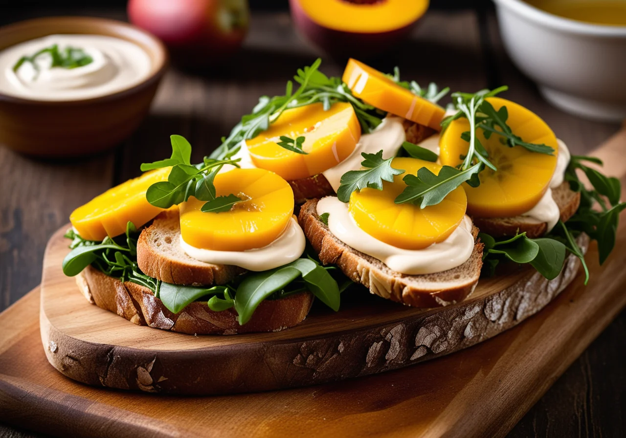 Chicken Mango Toast