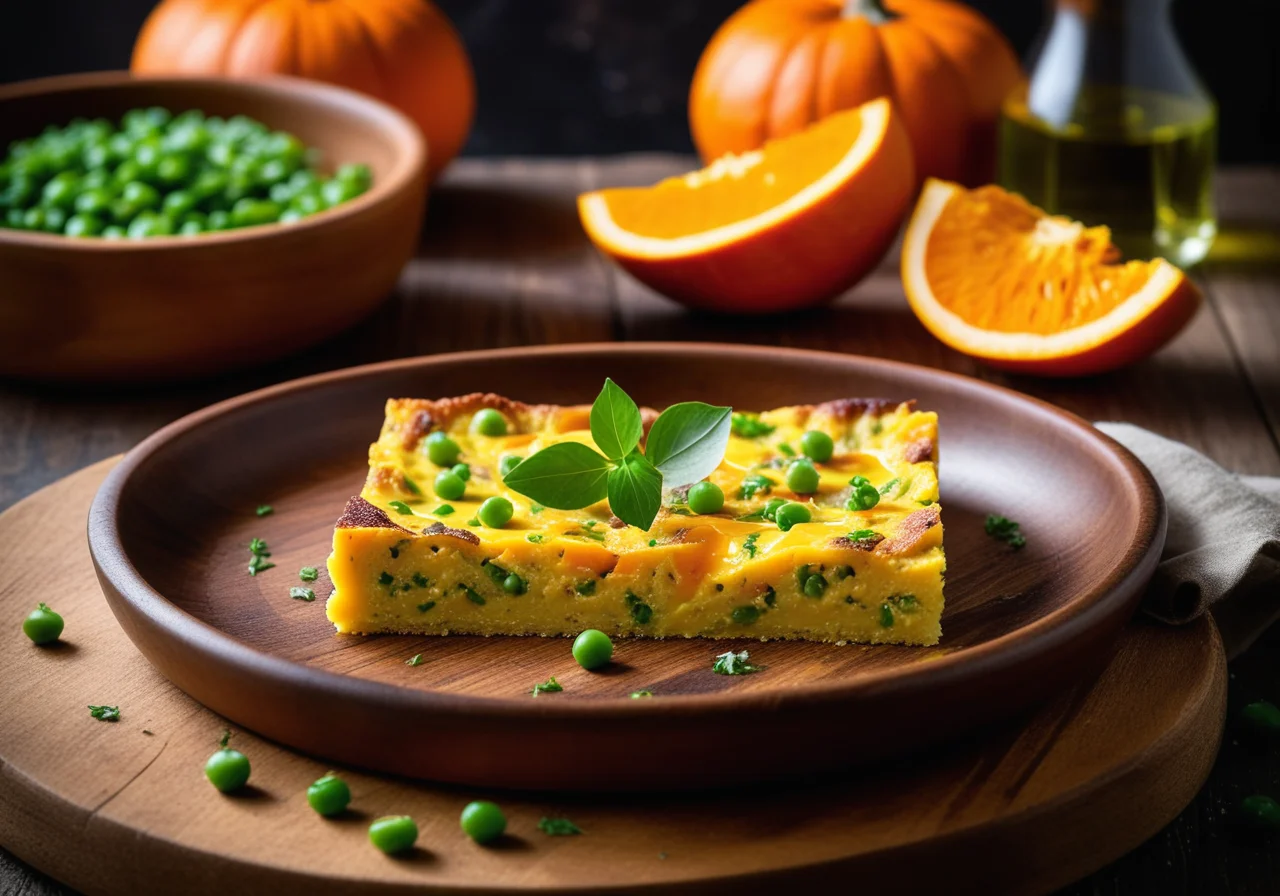 Pea and Carrot Frittata