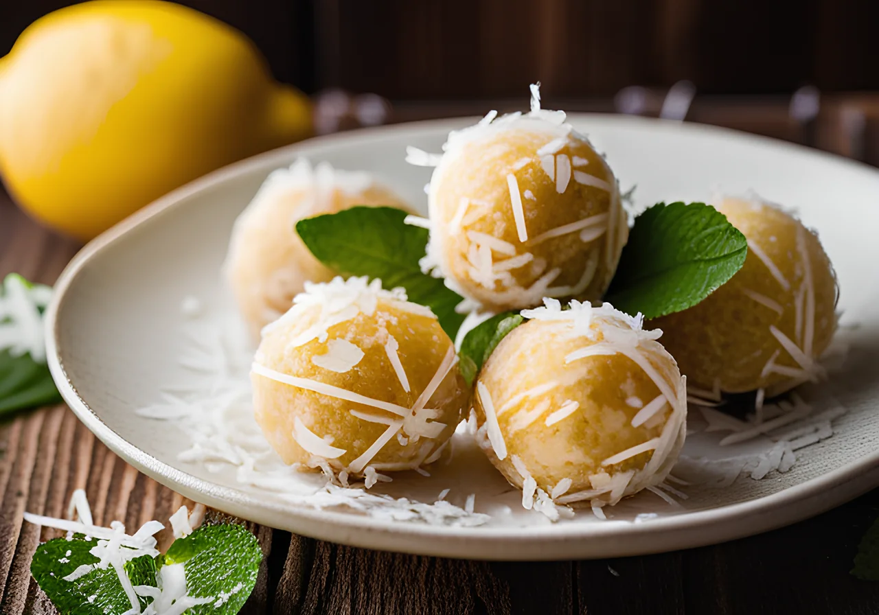 Lemon-Coconut Energy Balls