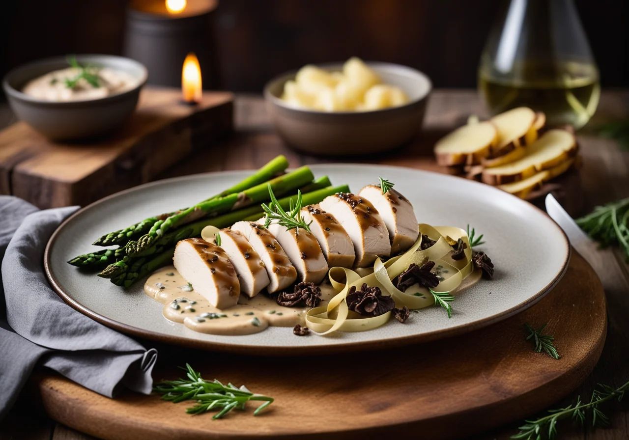 Chicken Breast with Morel Mushroom Sauce