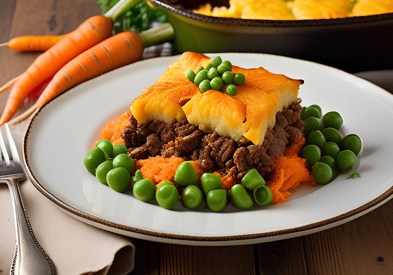 Ground Beef Casserole with English Mashed Potato Topping