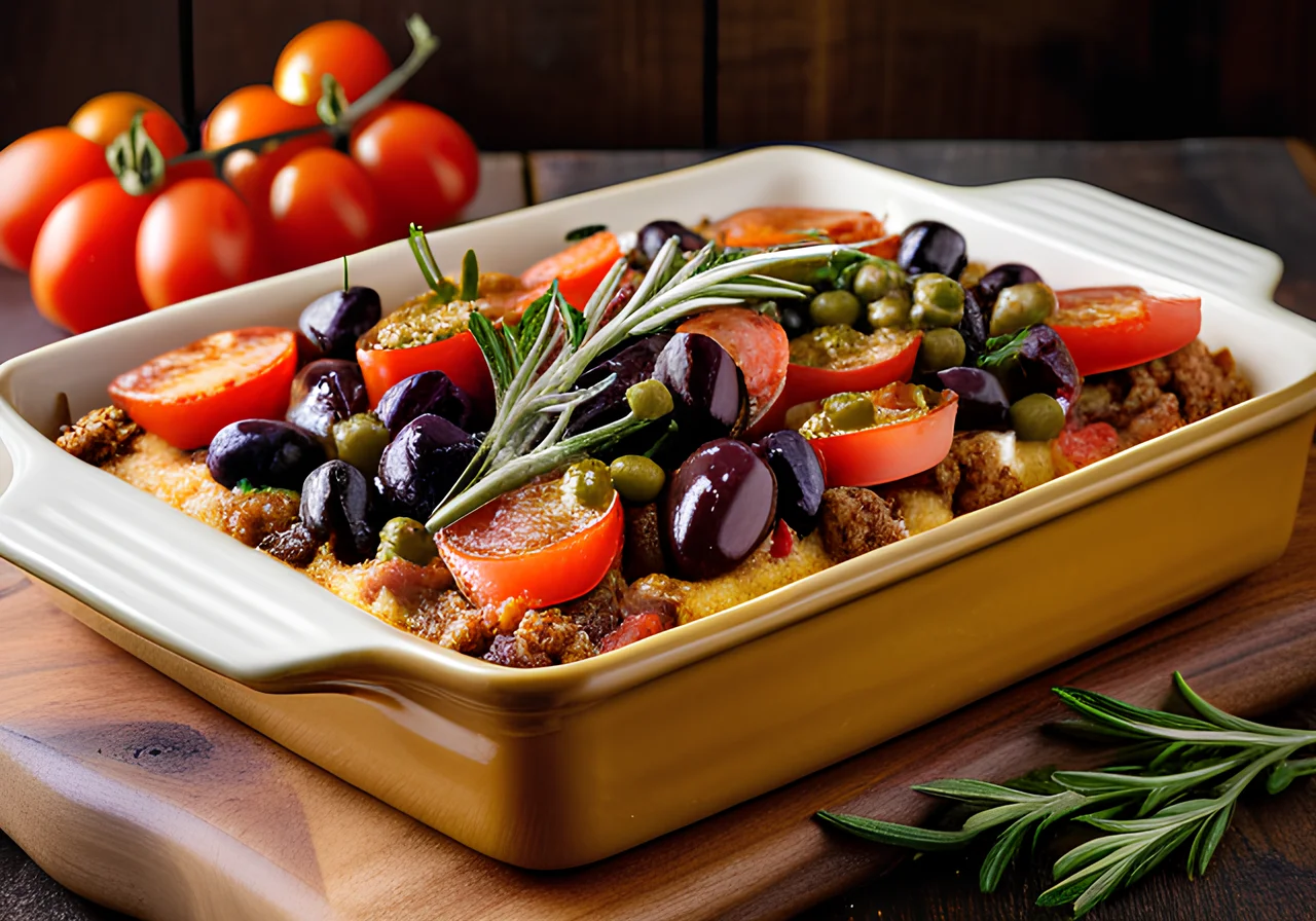 Ground Meat with Cheese and Tomatoes