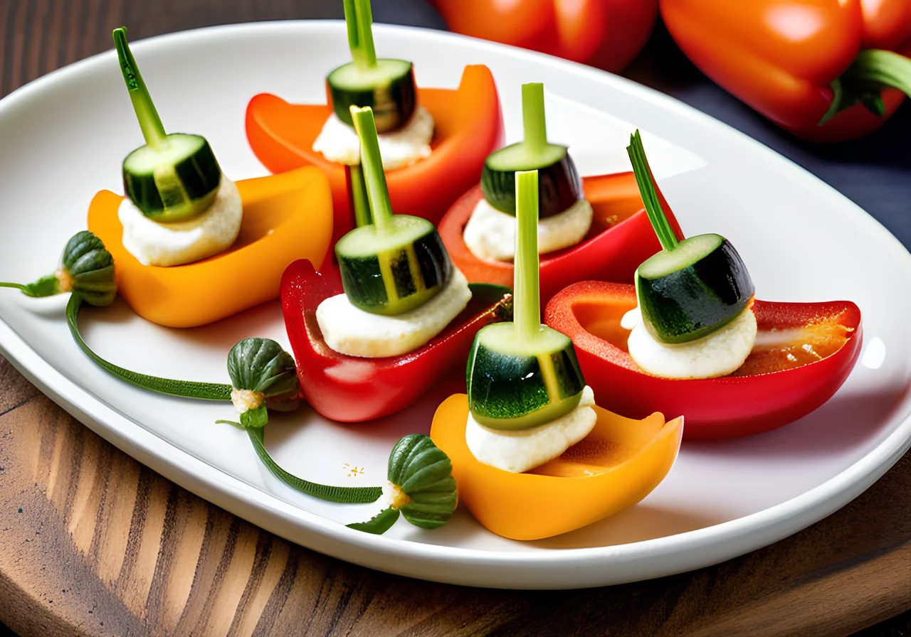 Playful Vegetable Skewers