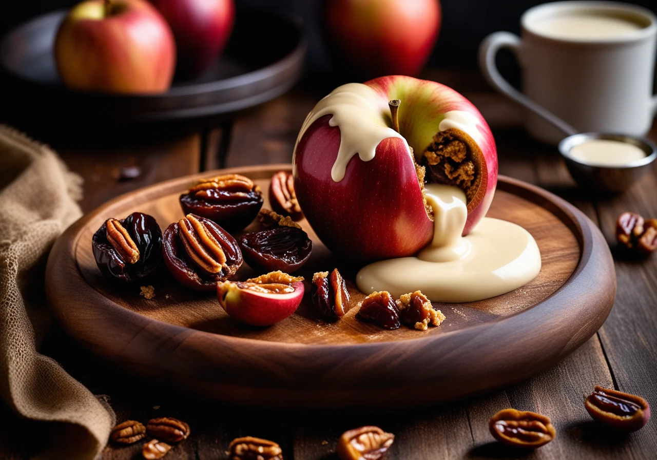 Baked Apple with Dates