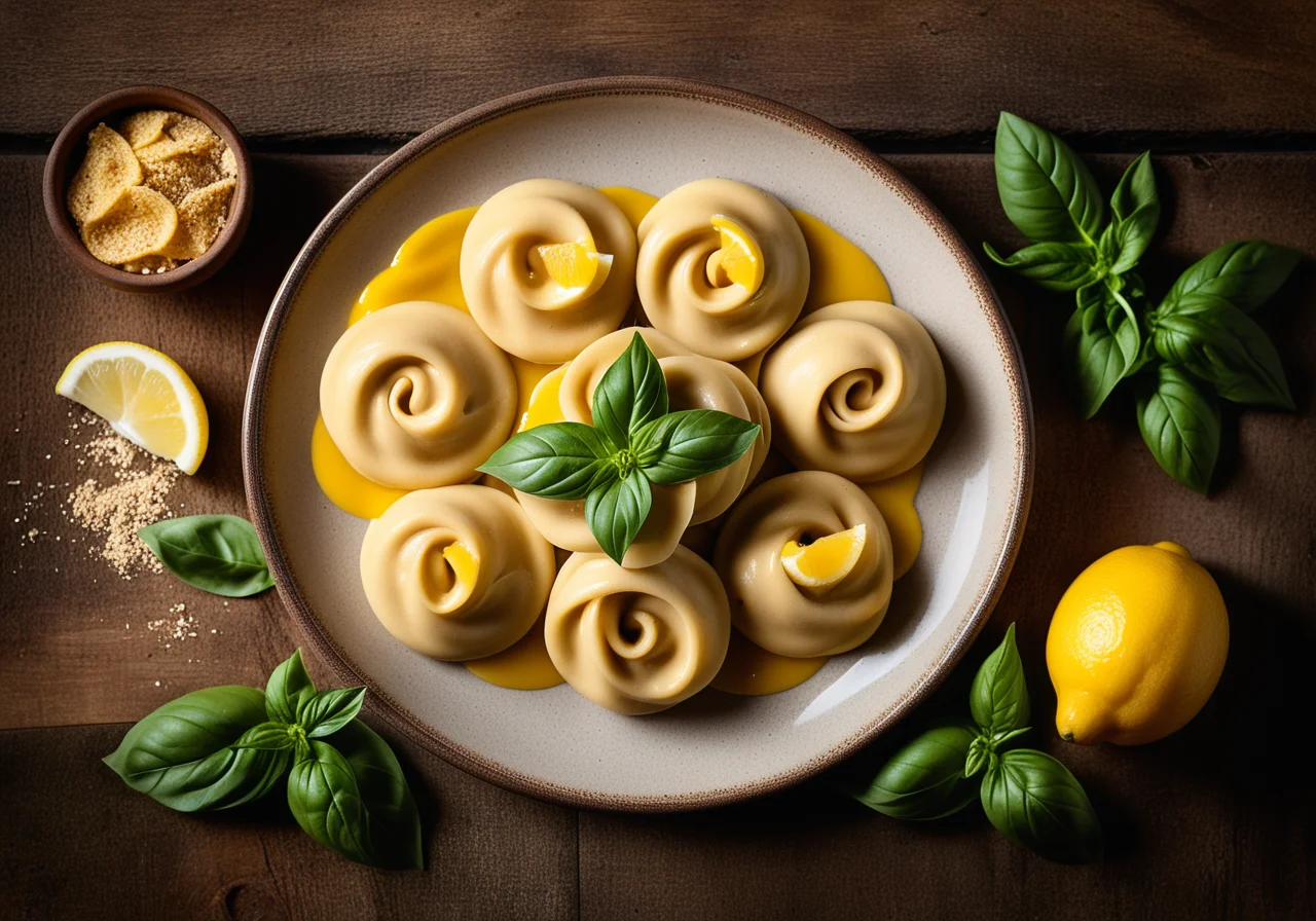Tortellini with Cream Cheese Filling
