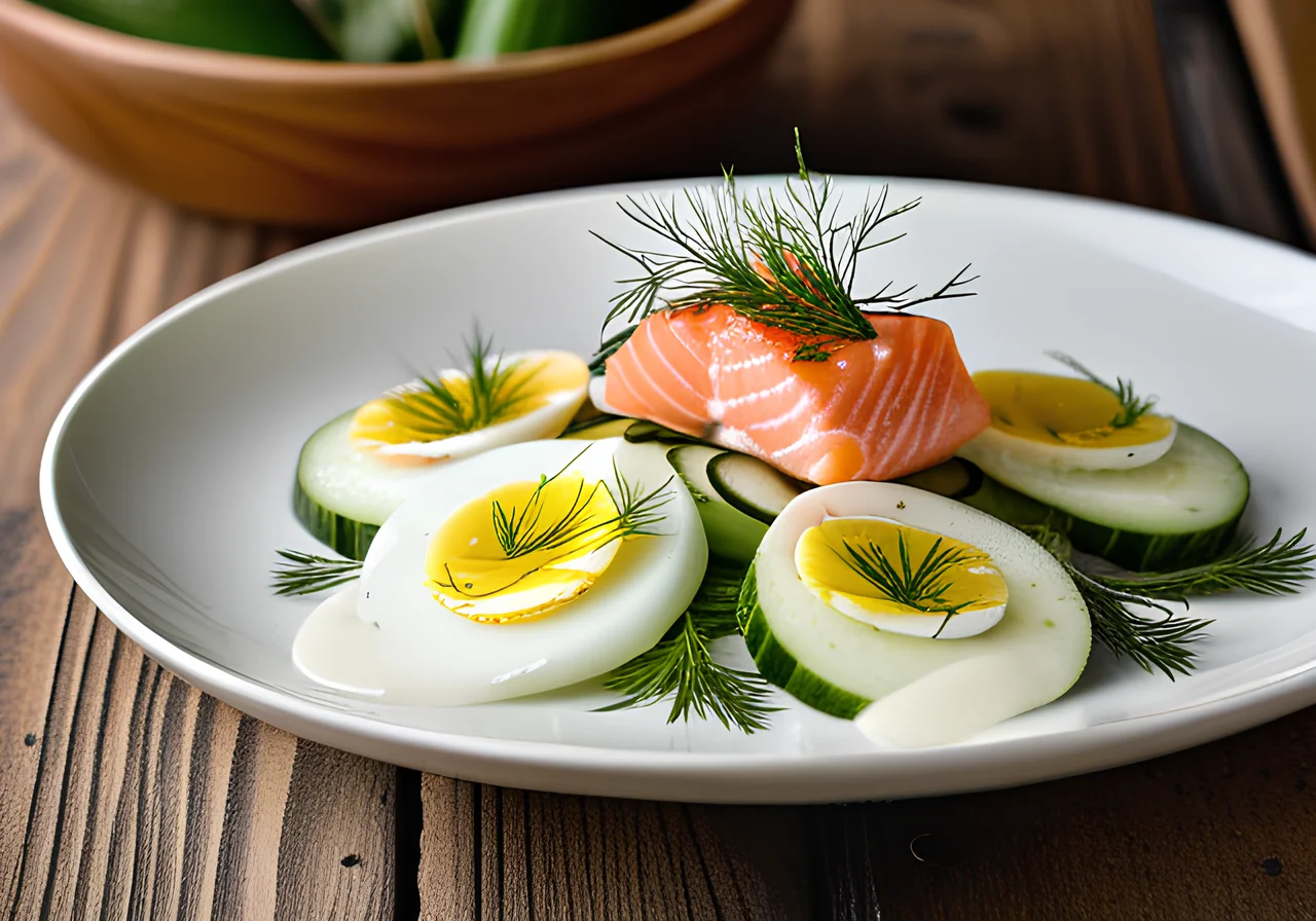 Salmon Cucumber Salad