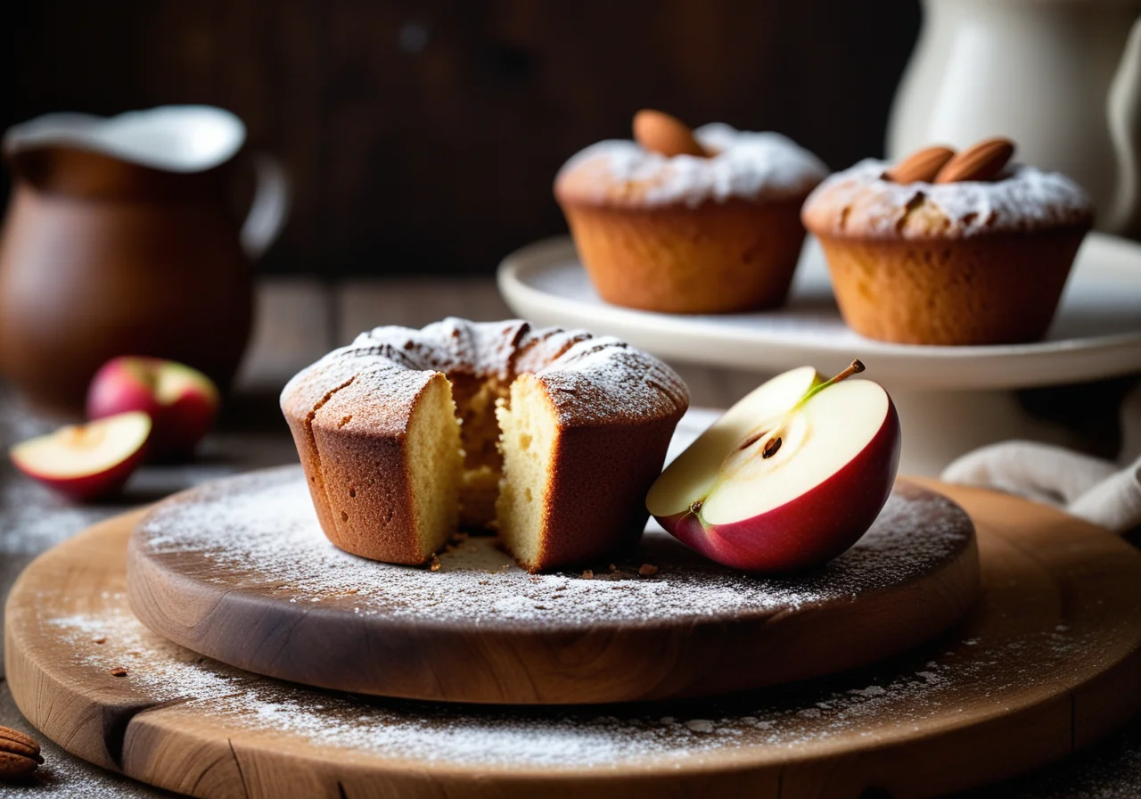 Mini Gugelhupf with Apple and Almond
