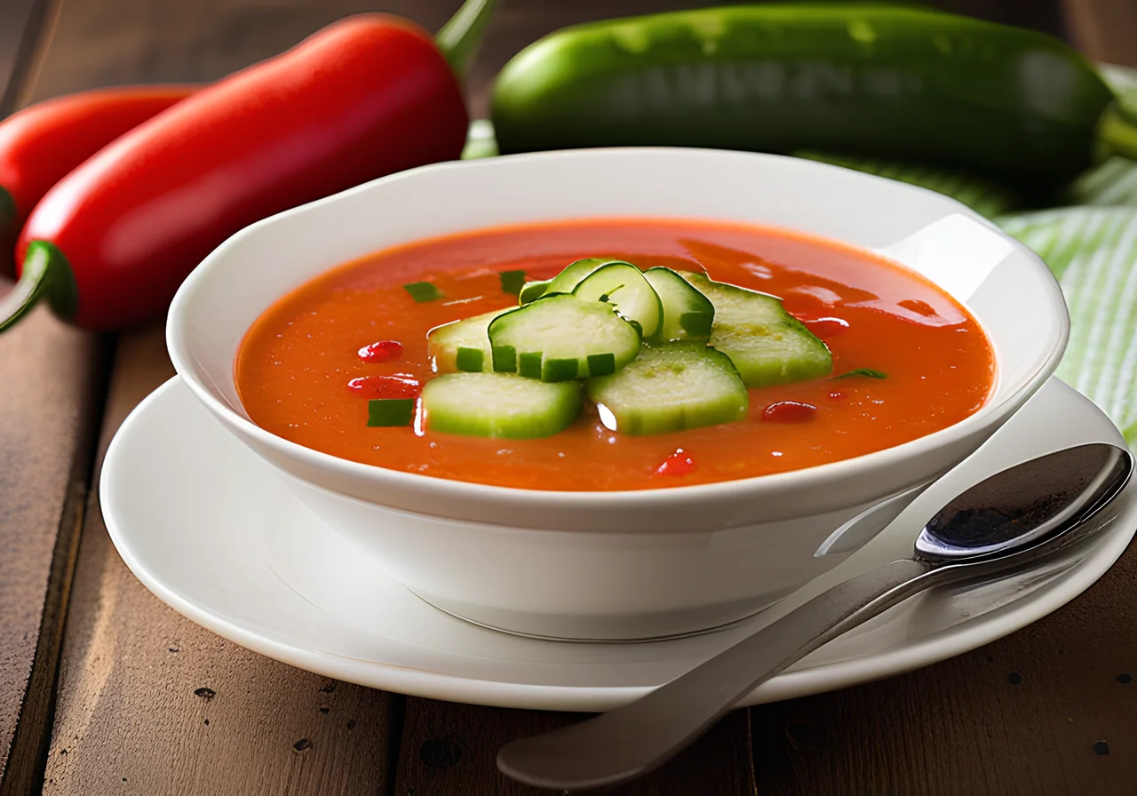 Gazpacho with White Bread