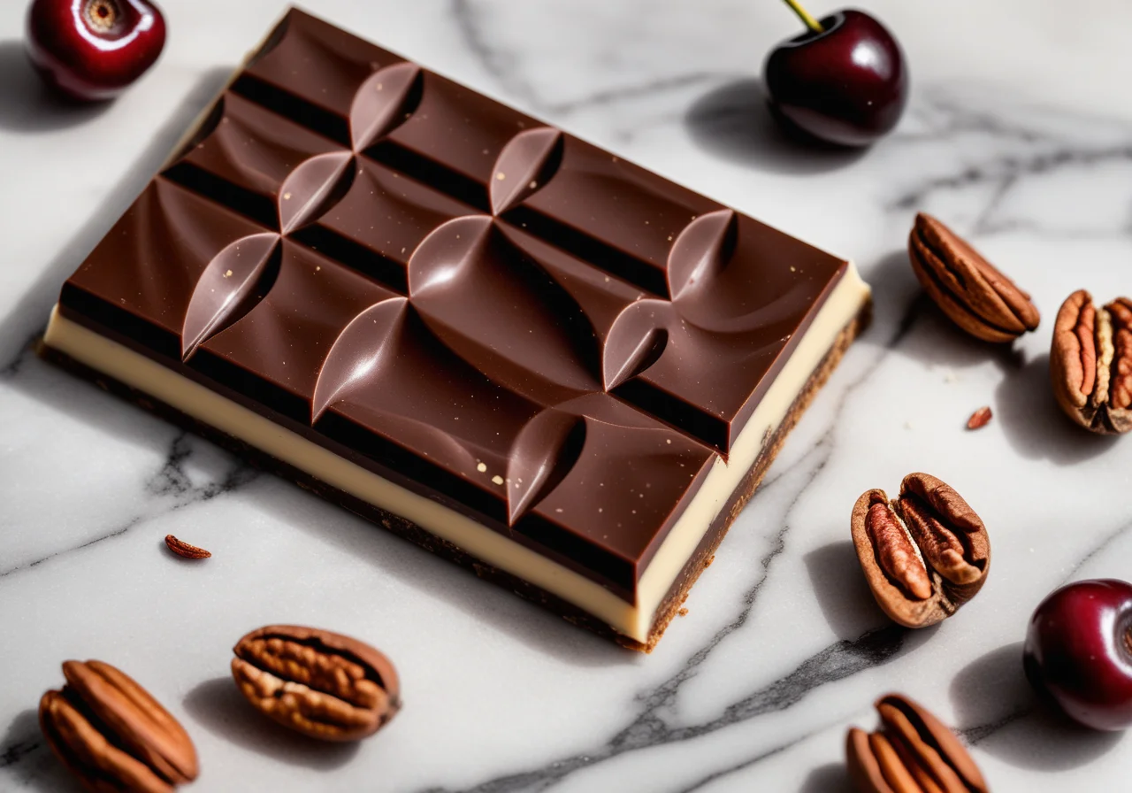 Marbled Chocolate with Nuts and Seeds