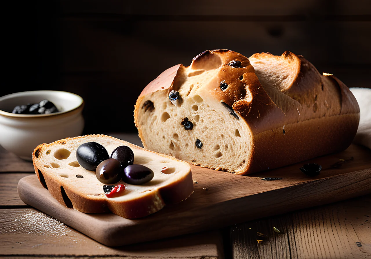 Self-Baked Rye Ciabatta with Olives and Sun-Dried Tomatoes