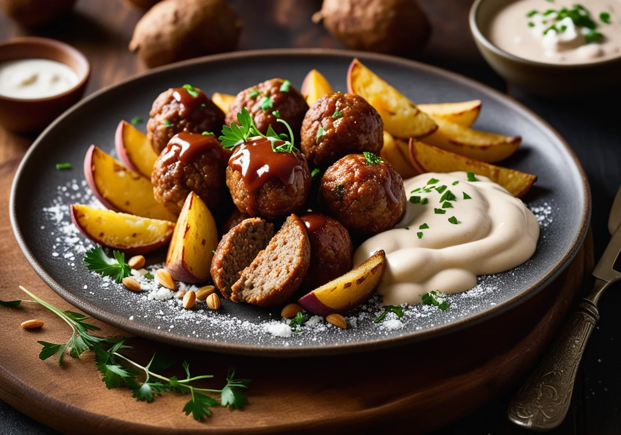 Köfte with Fried Potatoes