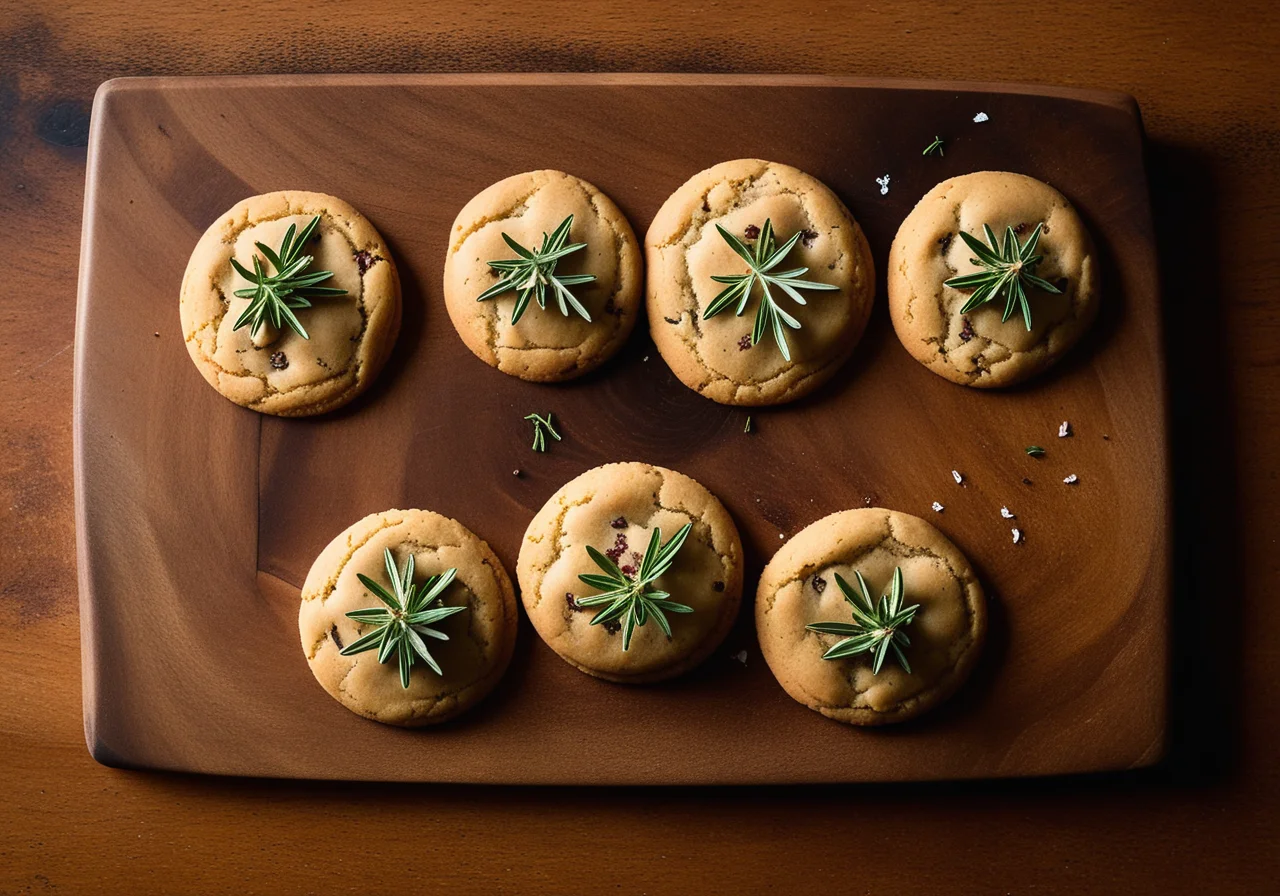 Spicy Cookies with Caraway and Thyme