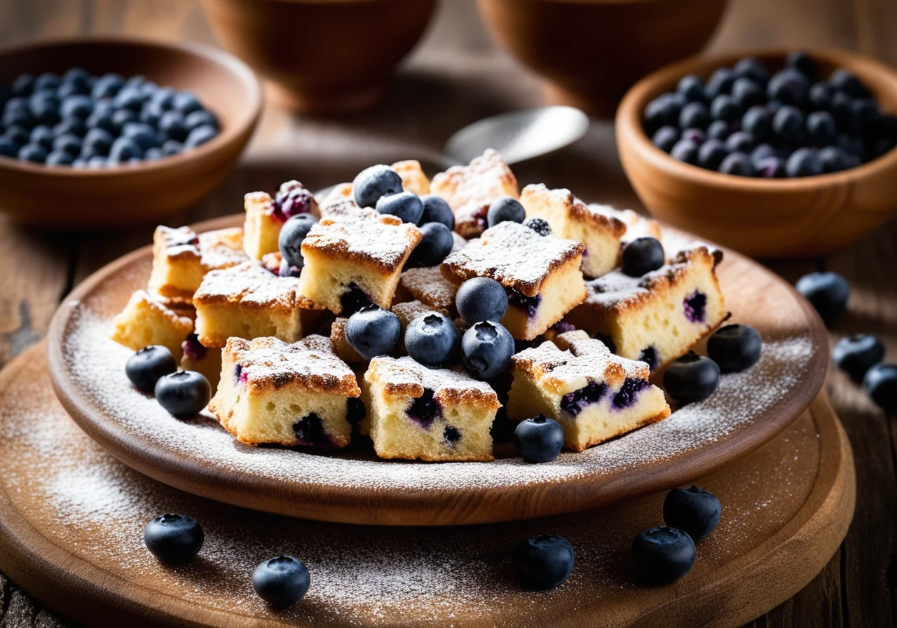 Kaiserschmarrn with Blueberries