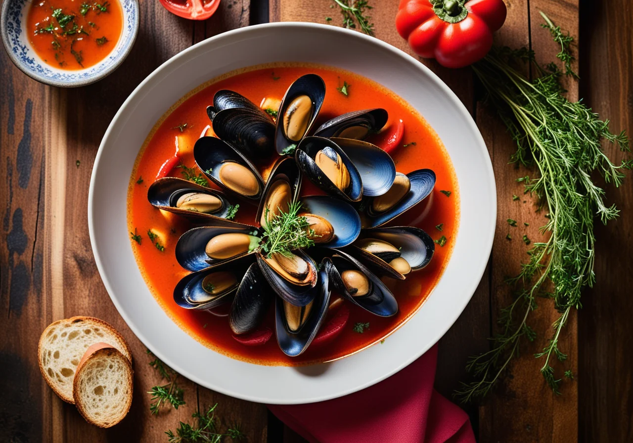 Mussels with Vegetables