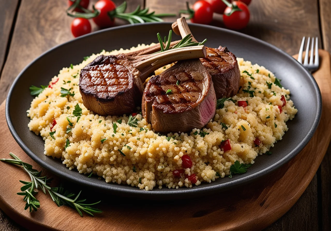 Lamb Chops with Couscous