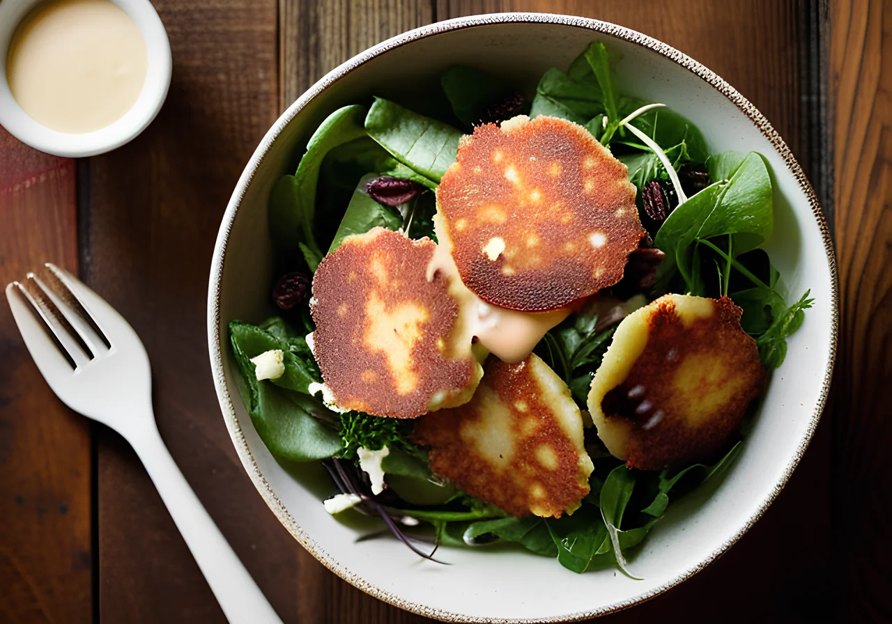 Potato Pancake Salad Bowl