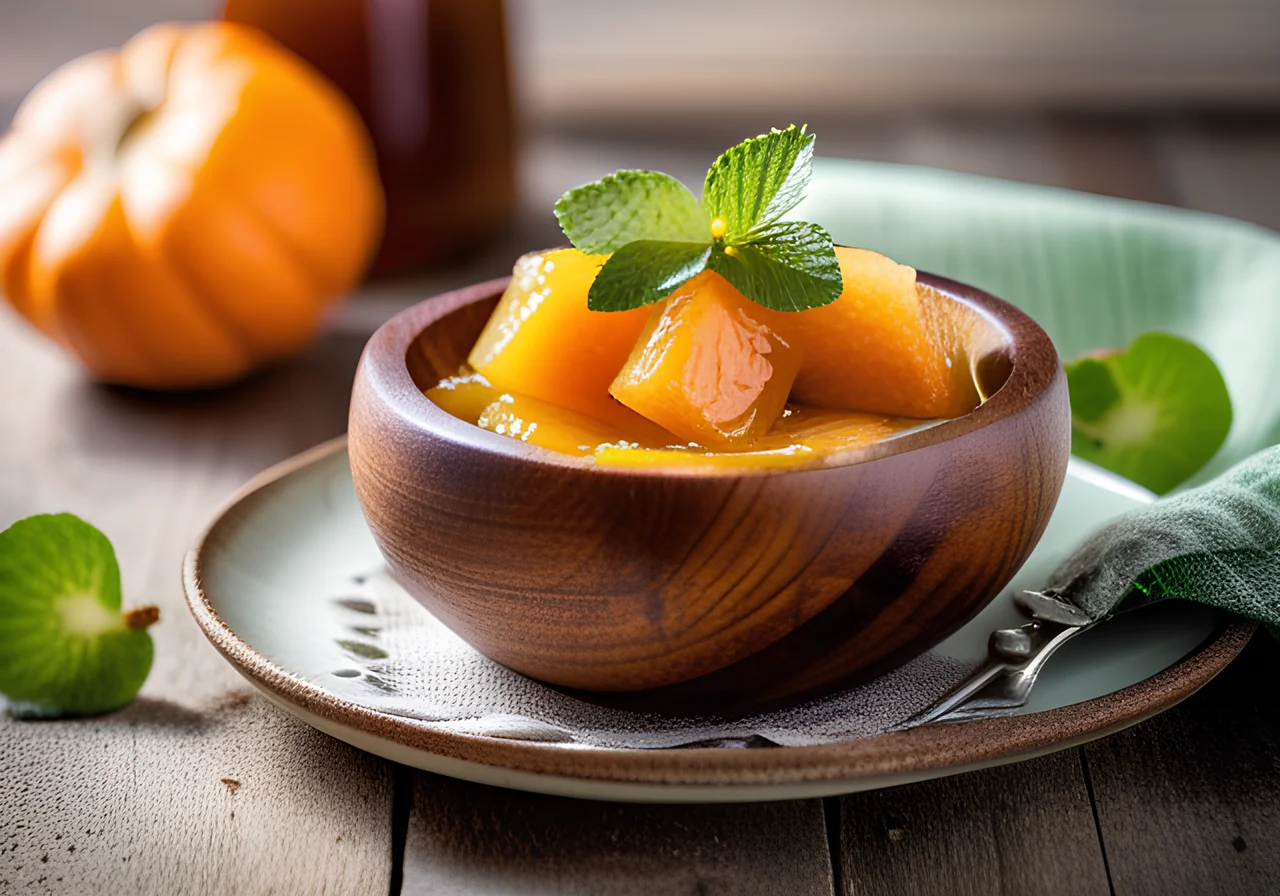 Pumpkin Confiture with Kiwi
