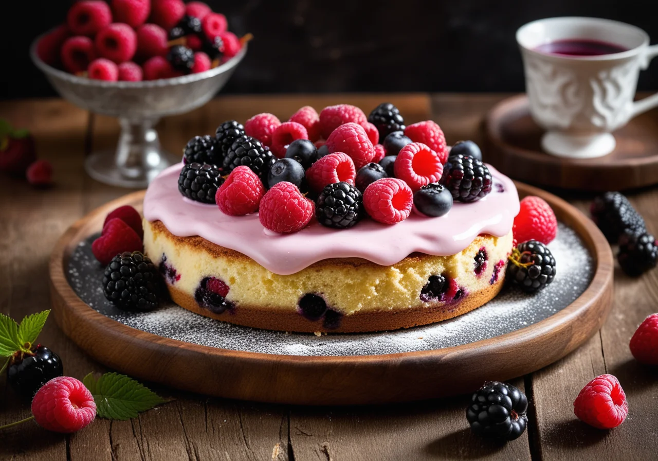 Summer Berry Cake