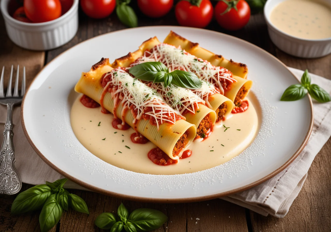 Gratinated Cannelloni