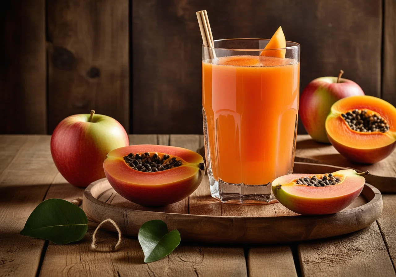 Papaya Apple Drink
