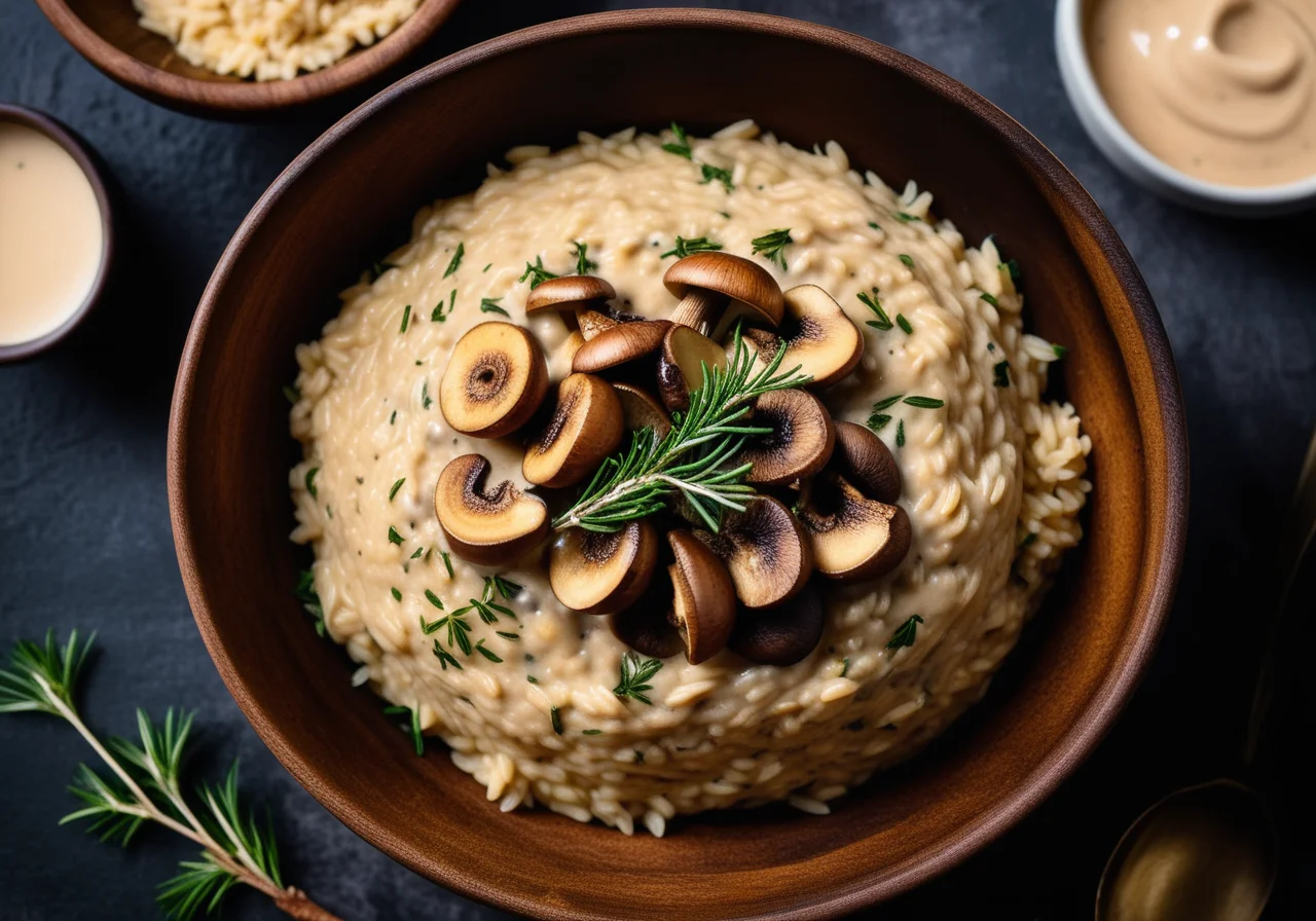 Vegan Mushroom Risotto
