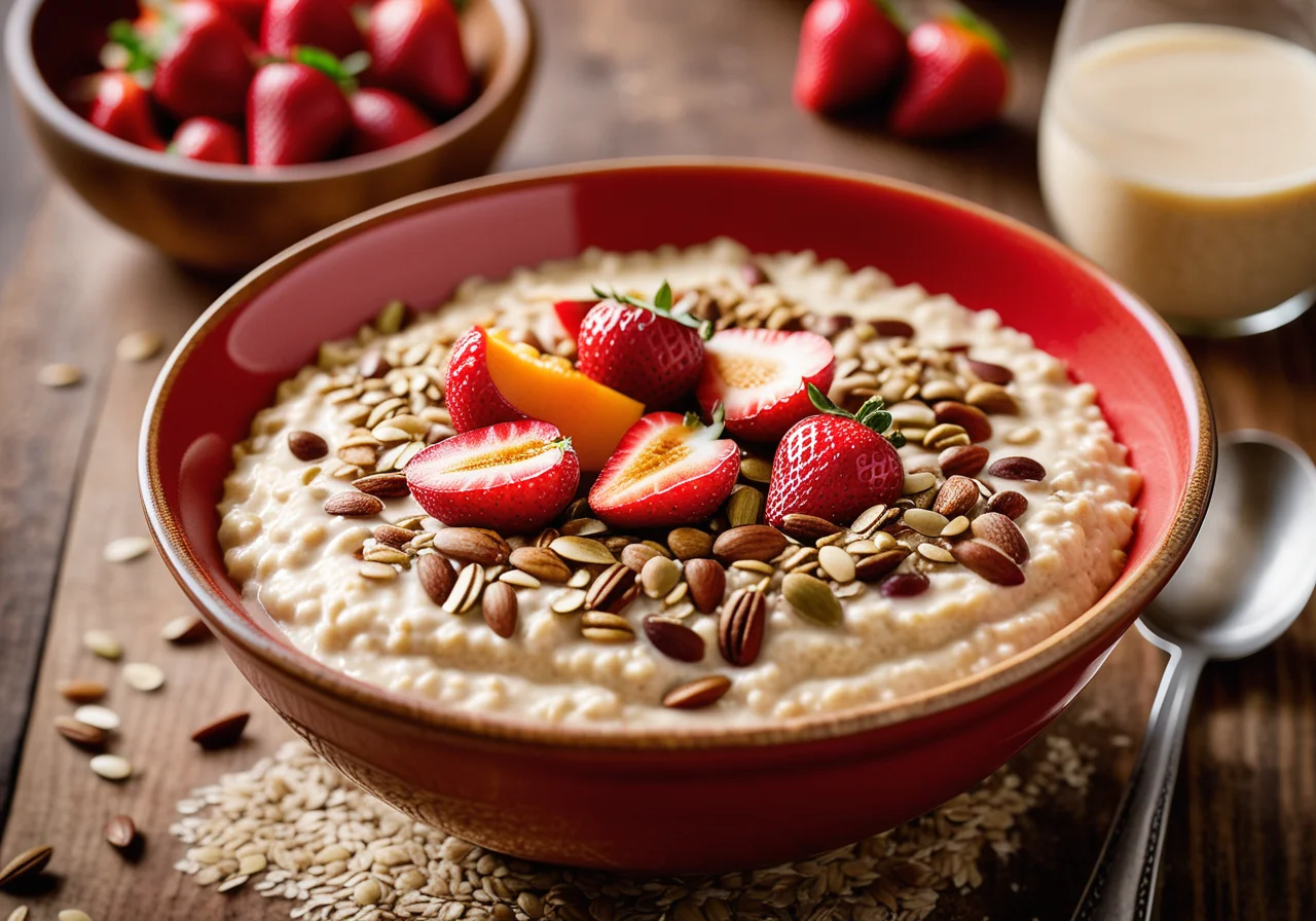 Oatmeal with Strawberries