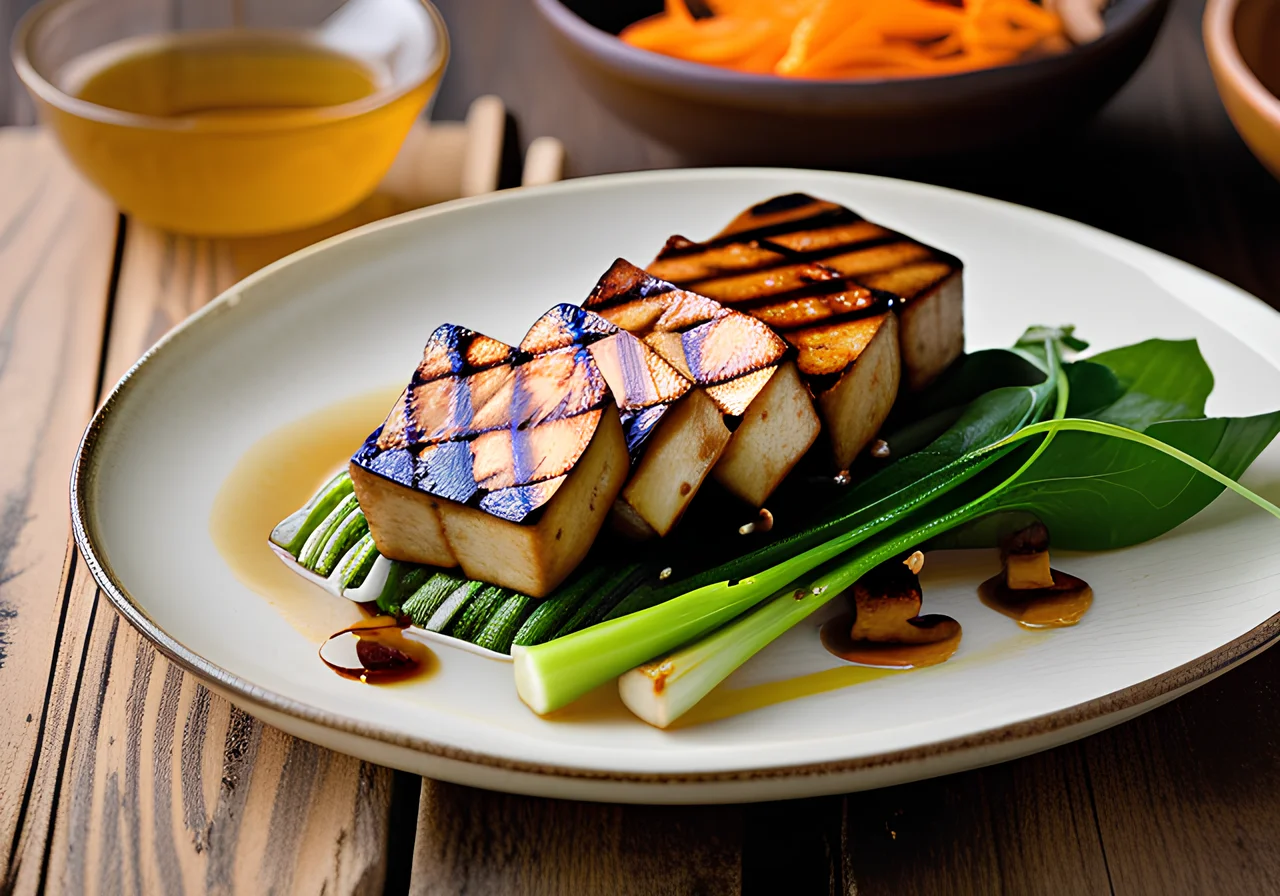 Grilled Marinated Tofu