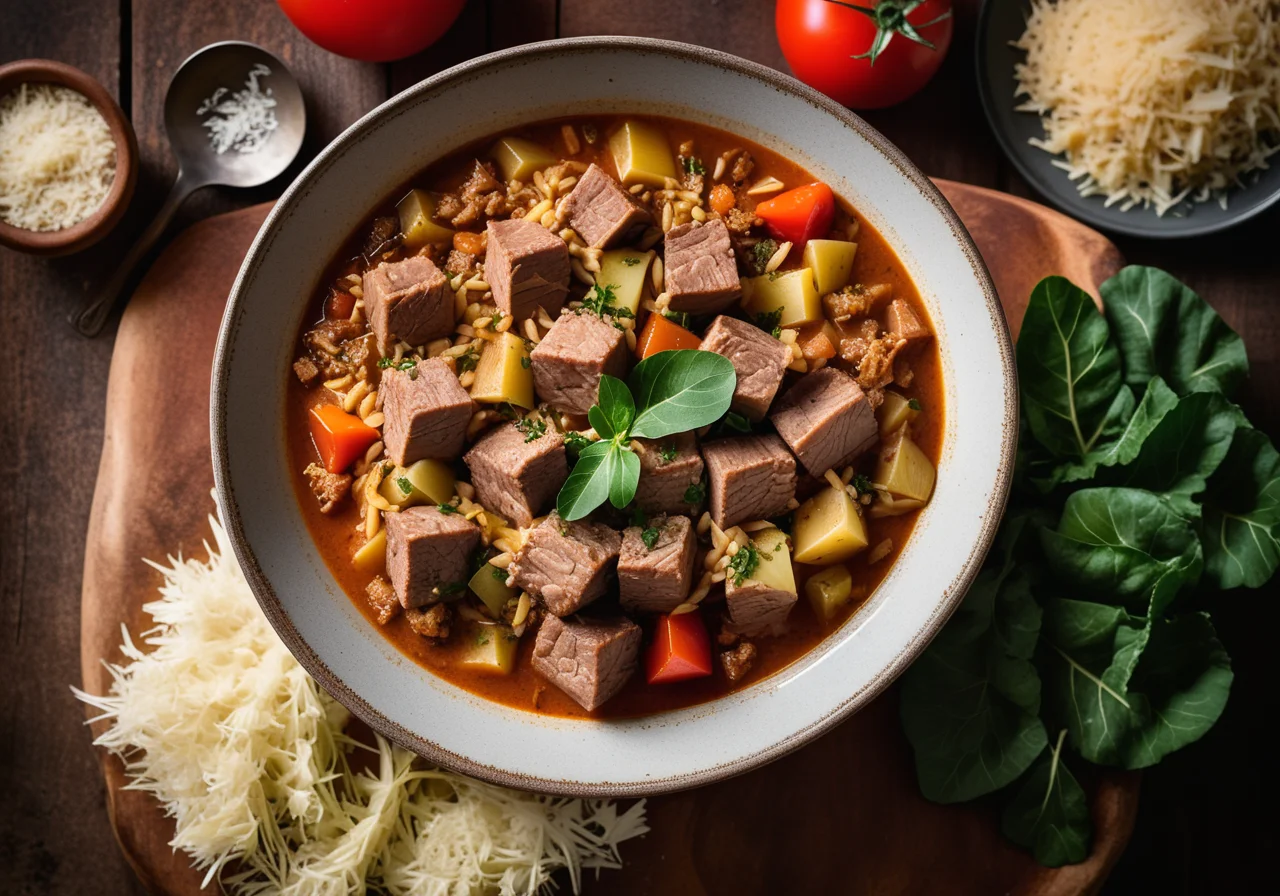 Italian-Style Veal Cabbage Stew