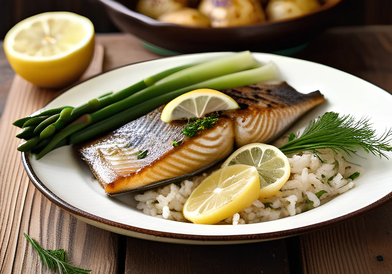Grilled Trout with Lemon