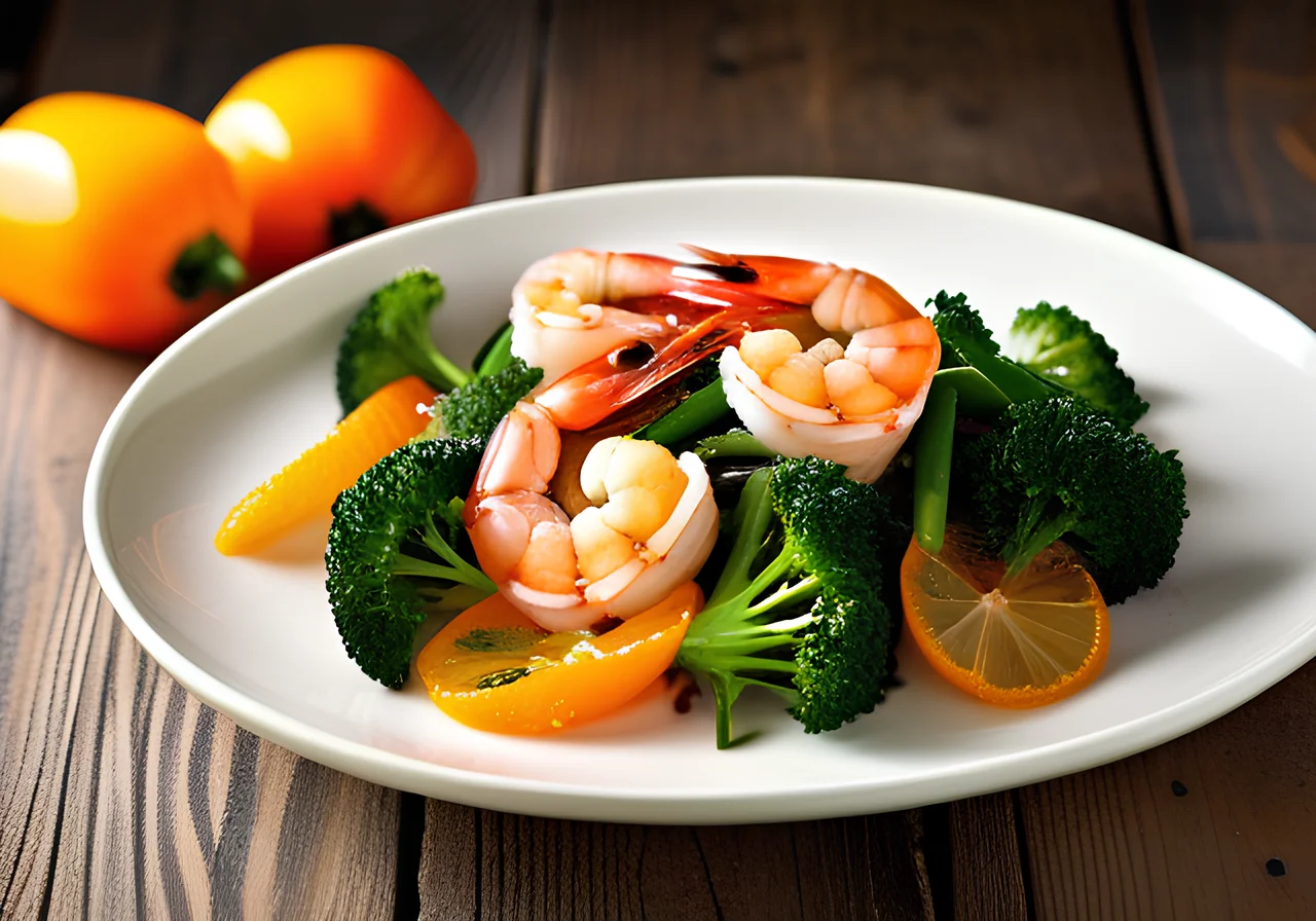 Shrimp with Broccoli