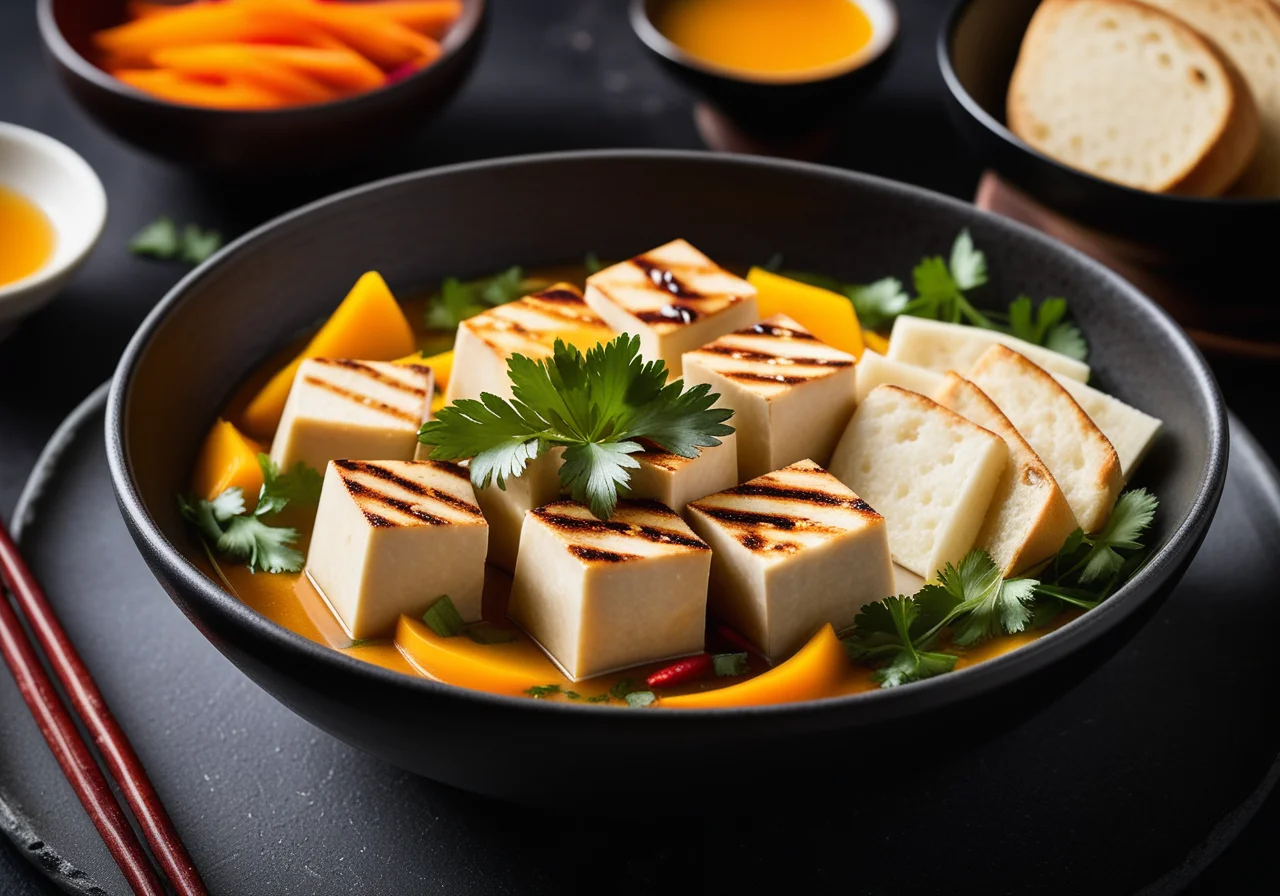 Asian Fondue with Fish and Poultry