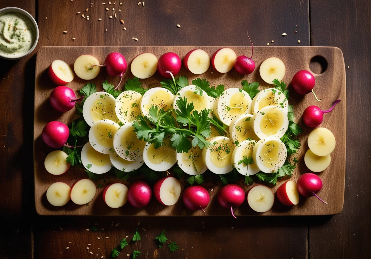 Radish- Potato Salad with Quark