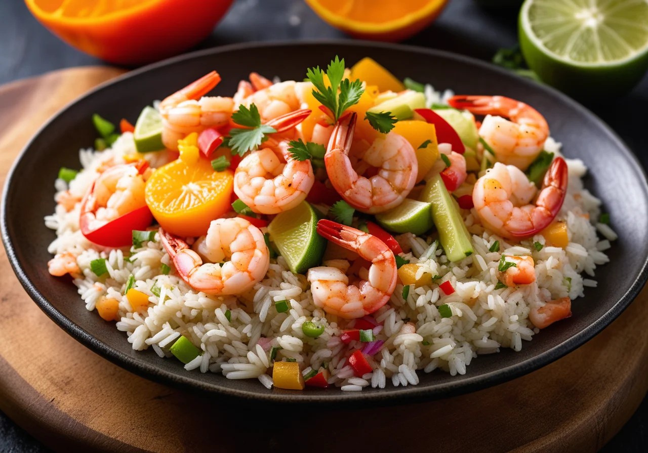 Shrimp Pepper Rice