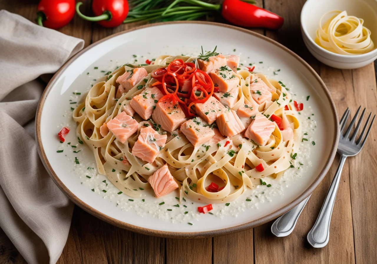 Pasta with Salmon