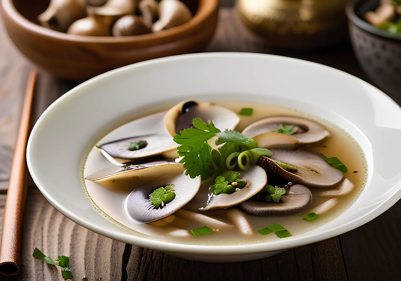 Clear Mushroom Soup