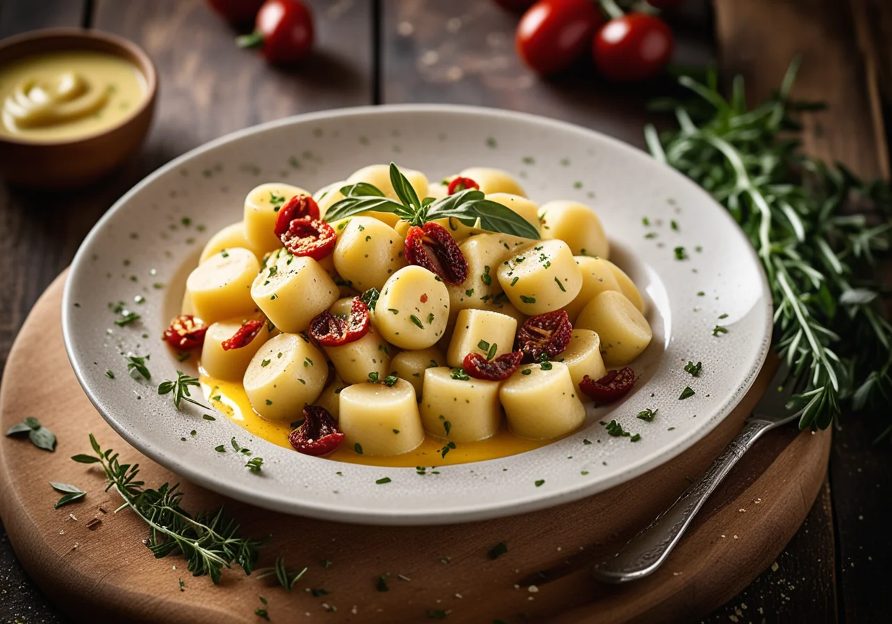 Potato Gnocchi with Sun-Dried Tomatoes
