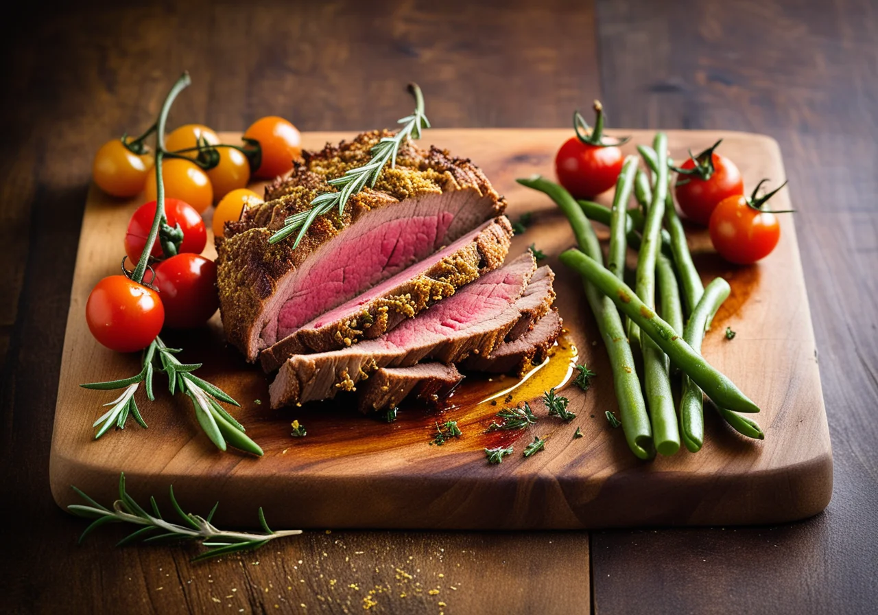 Lamb Rack with Herb Crust