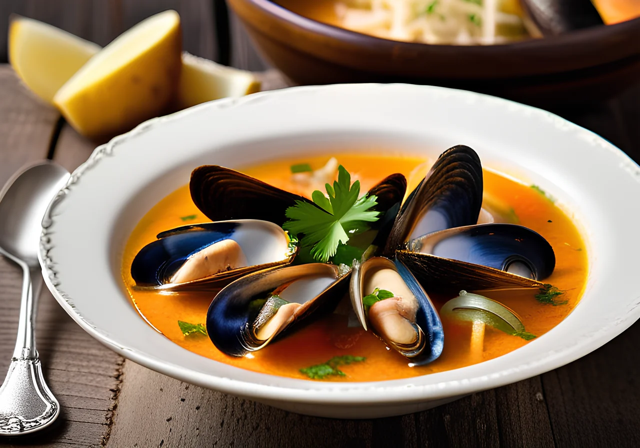 Fish Soup with Mussels