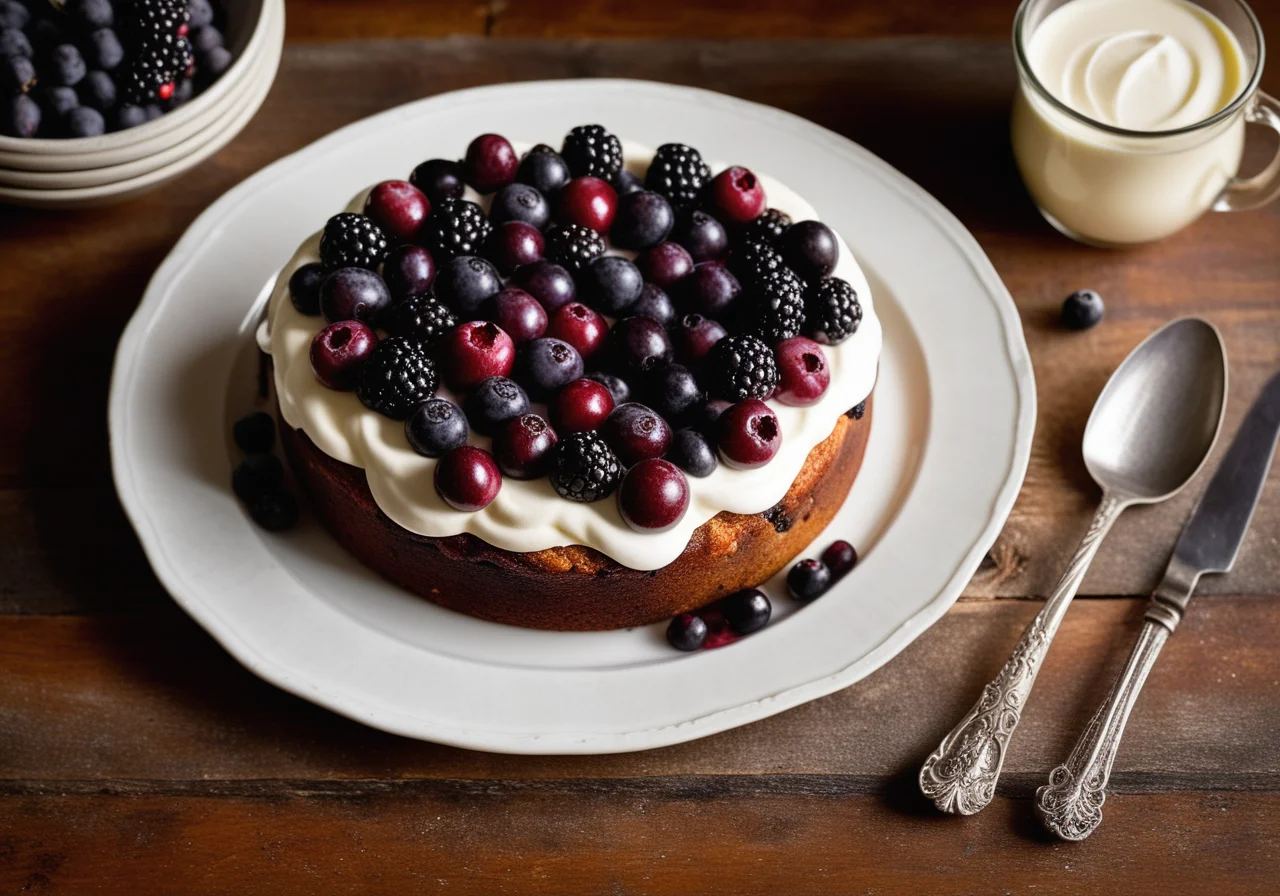 Blackthorn Berry Cake