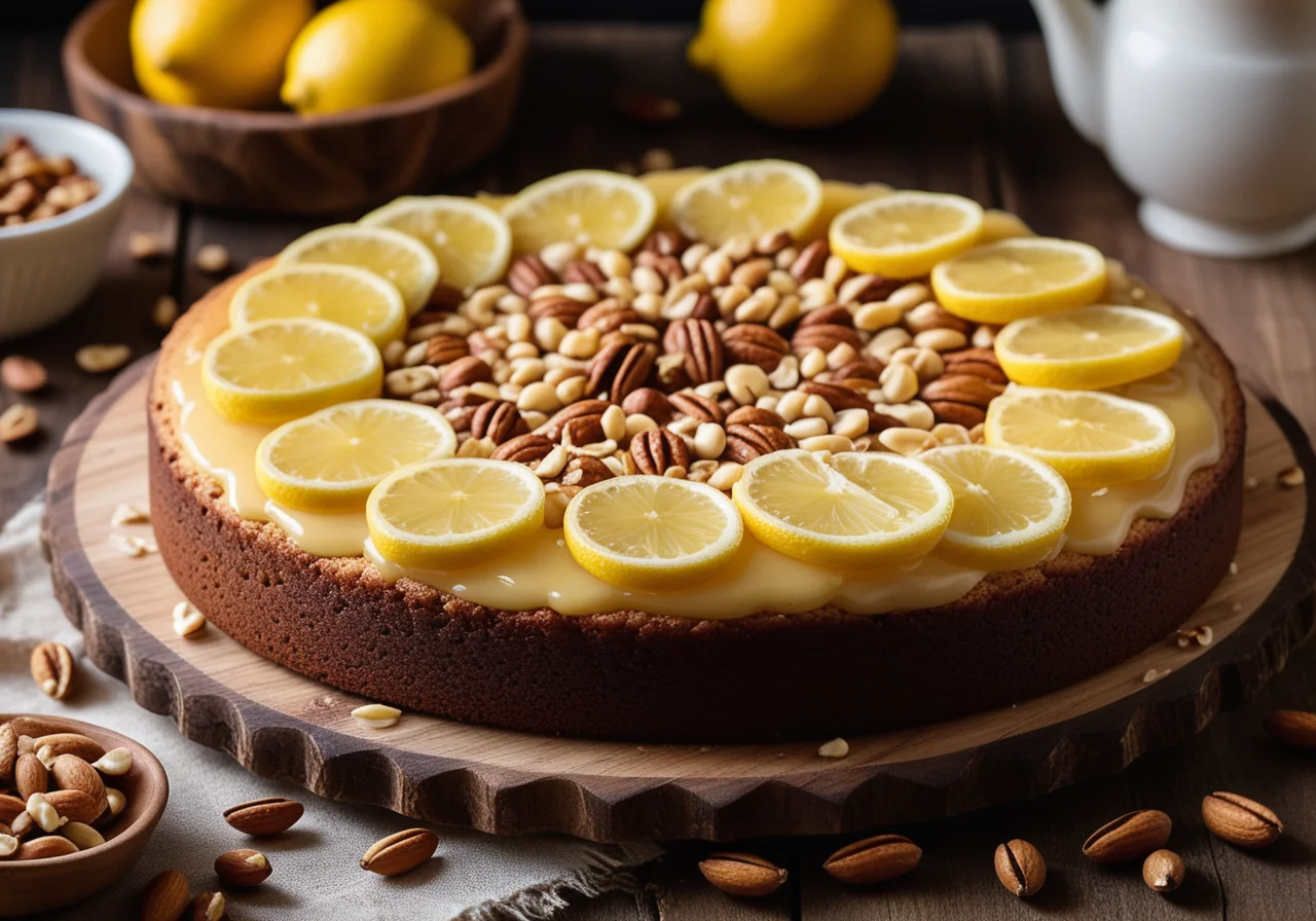 Pine Nut Lemon Cake
