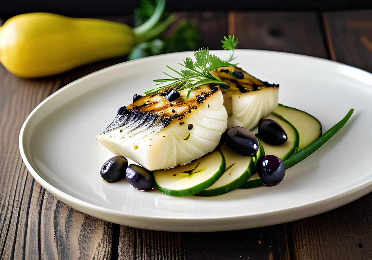 Cod Fillet with Artichokes