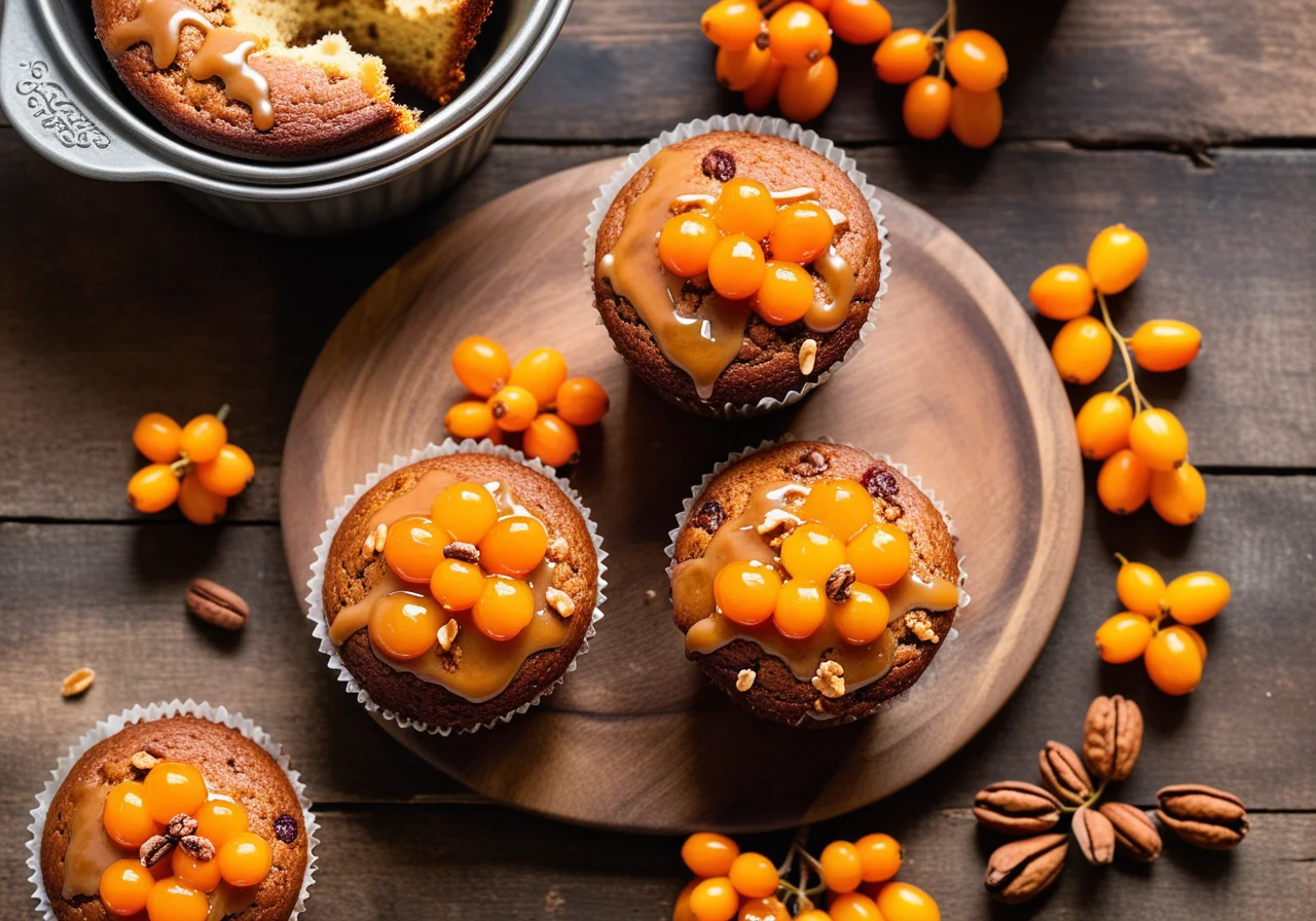 Sea Buckthorn Muffins