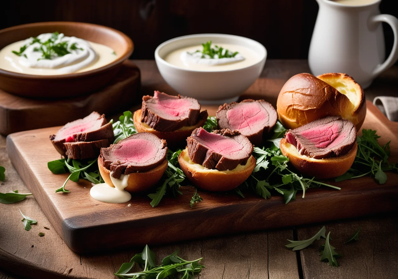 Yorkshire Pudding with Roast Beef