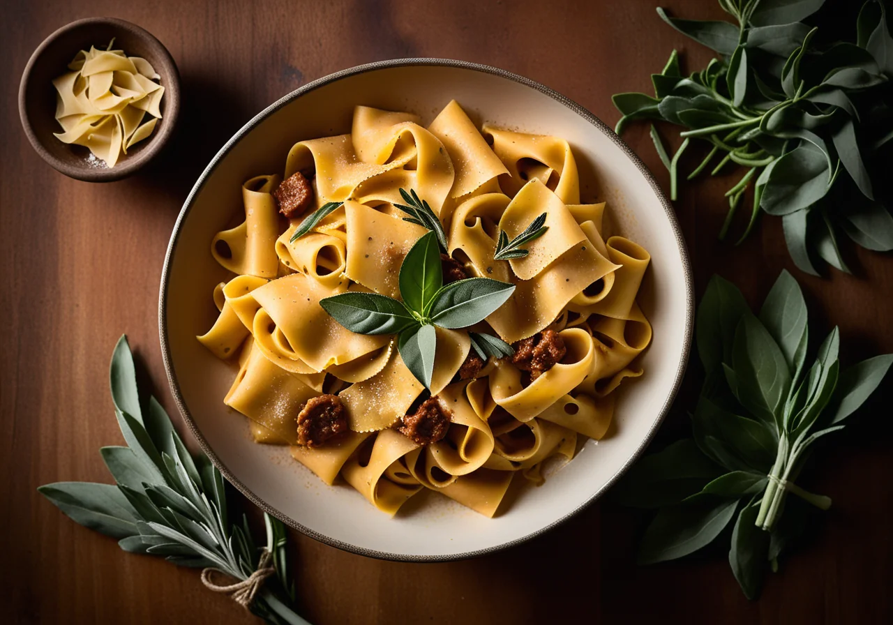 Pappardelle with Salsiccia