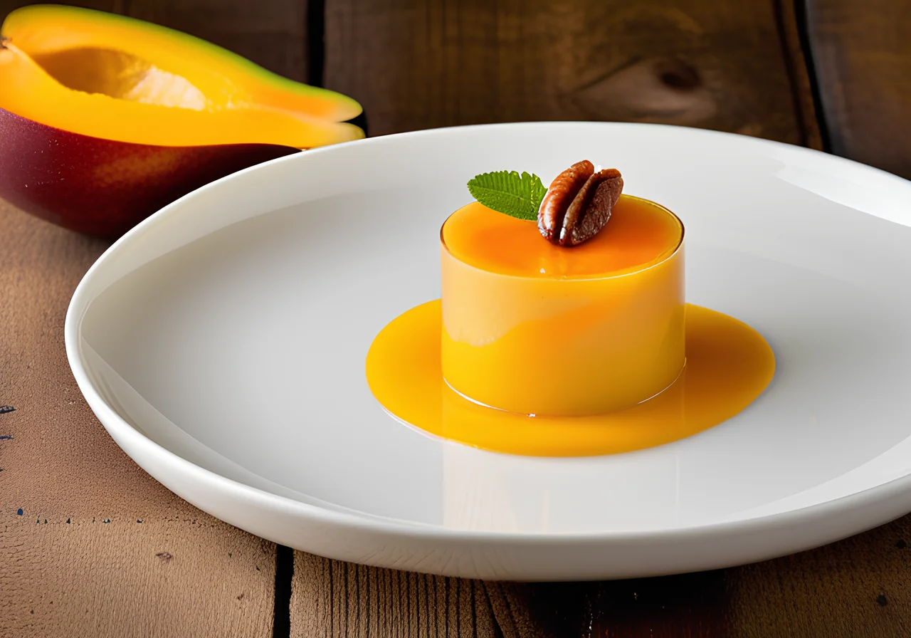 Mango Parfait with Dates