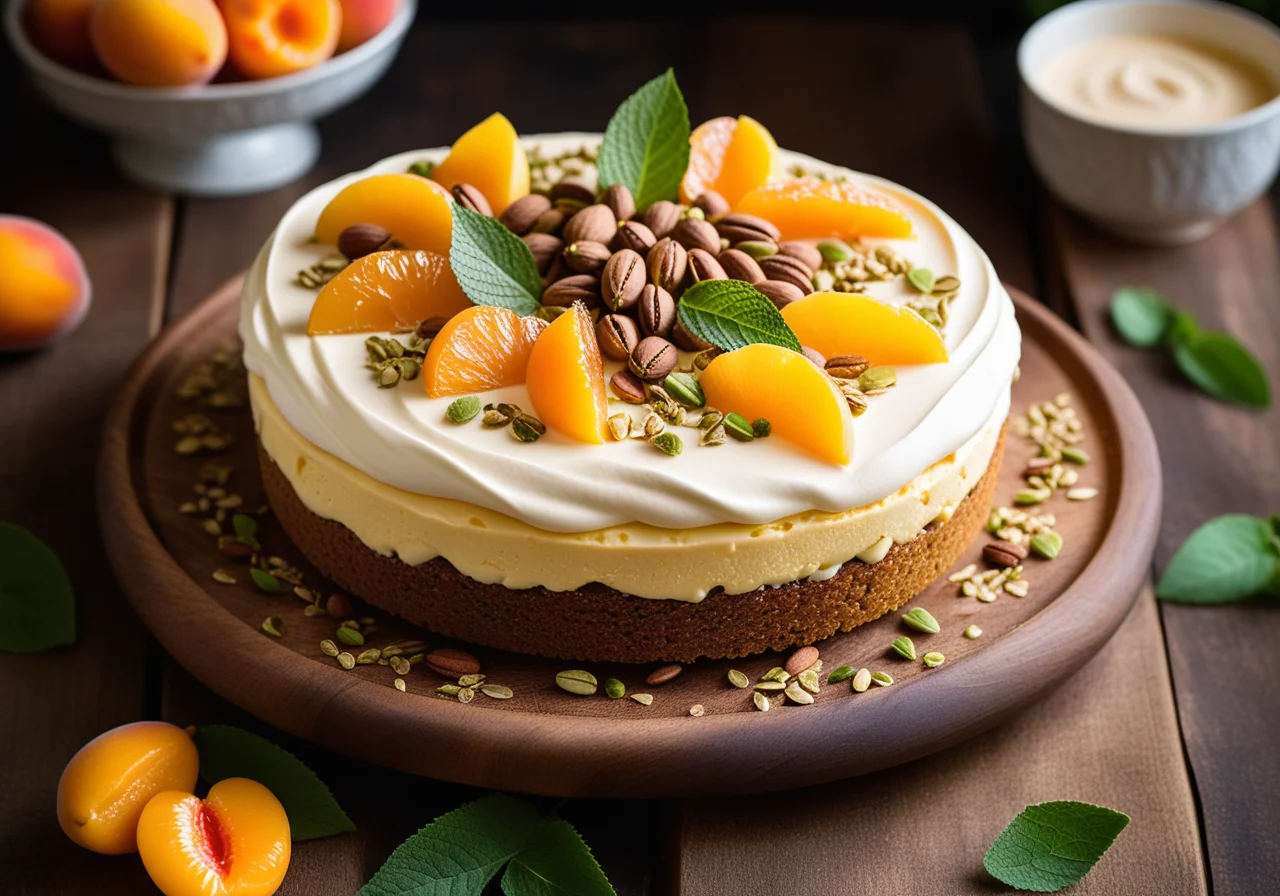 Buckwheat Yogurt Cake with Apricots