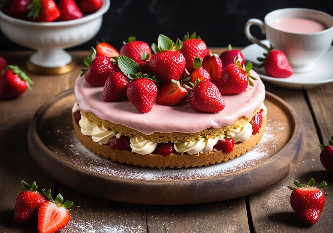 Italian-style Biscuit Cake (Torta mimosa)