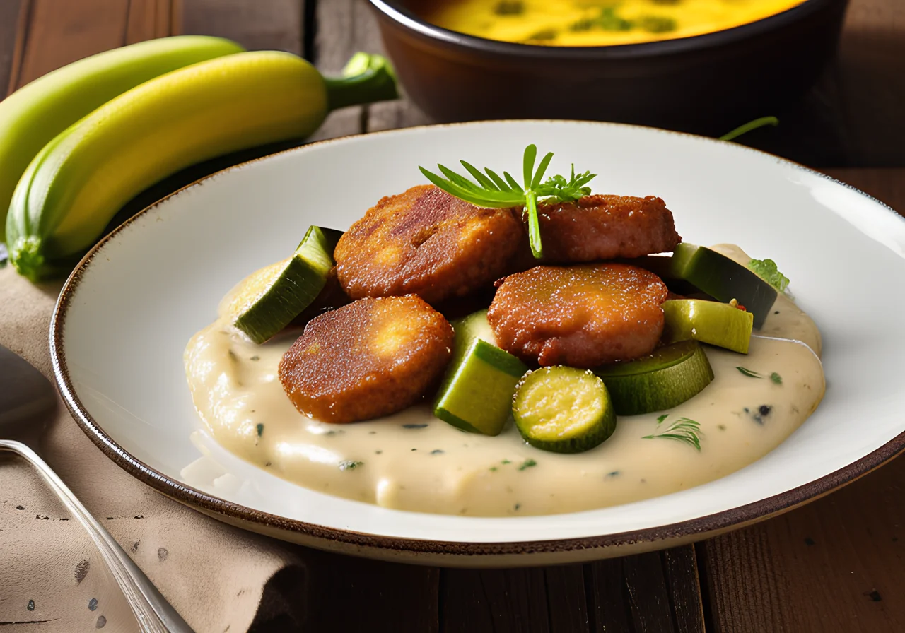 Kidney Bean Stew with Parmesan Patties